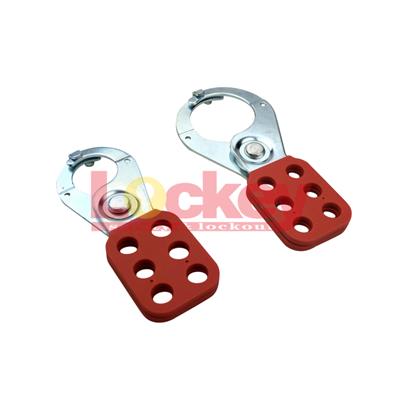 PA Coated Steel Lockout Hasp With Hook 1'' 1.5''