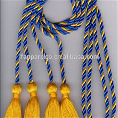 Braided Honor Cords Two Or Three Color Intertwined