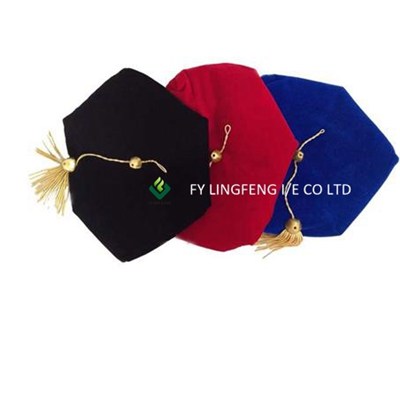 American 6 Sided Doctoral Tams