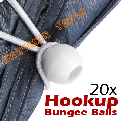11'' White Ball Bungee Cord