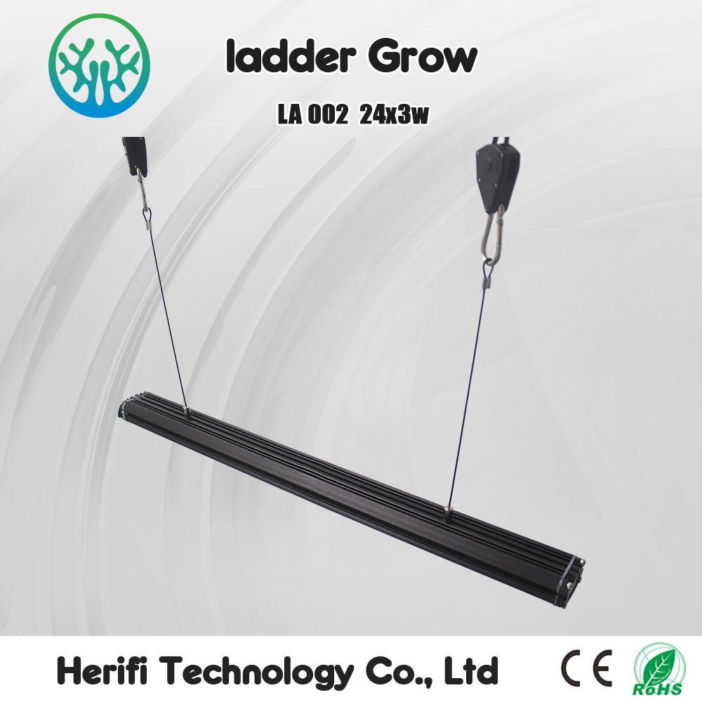 lights for indoor plants,900mm 24X3w IP65 Waterproof LED Grow Light for Vegetable-Ladder Series LA002