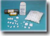 cotton wool, disposable syring, adhesive plaster