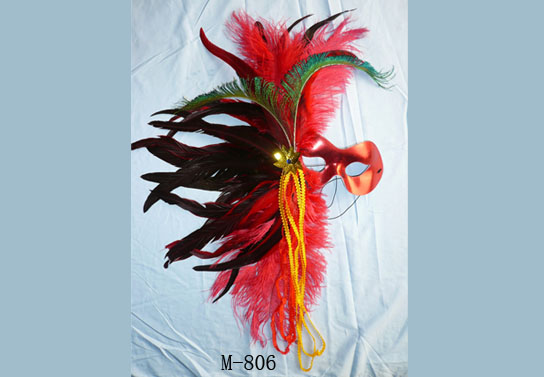  便宜的羽毛面具出售 - 中国制造 M-806