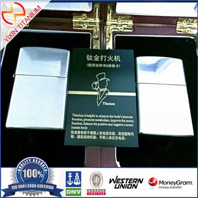 Titanium Alloy Lighter With Good Packing