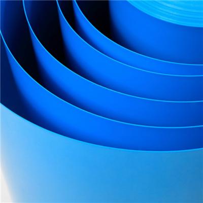 Opaque Blue PVC Rigid Sheet Factory