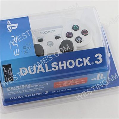 Bluetooth Wireless Controller New Blister Packing For Sony PS3 EU Version - White