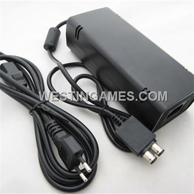Designer's Black Power Brick Supply Ac Adapter 135W For Microsoft Xbox 360 Slim (EU Plug)