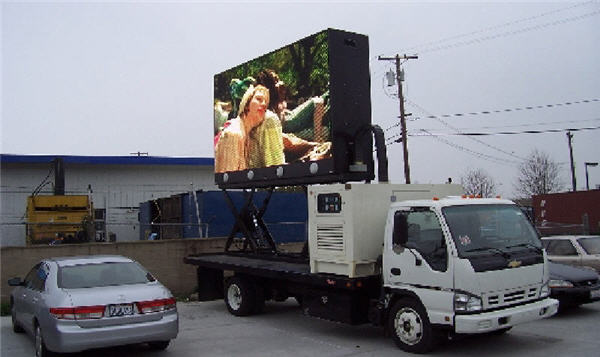 Truck LED display for P16