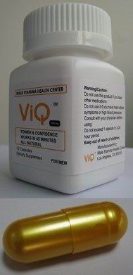 VIQ: All Natural Male Sexual Enhancement, Harder Erection Dietary Supplement