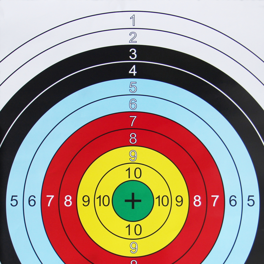 Target Paper 60*60cm Shooting Bullseye Archery Target Sheet Paper/Fencing and Shooting/Sport