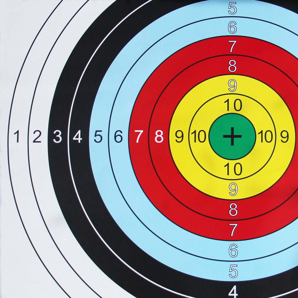 Target Paper 60*60cm Shooting Bullseye Archery Target Sheet Paper/Fencing and Shooting/Sport