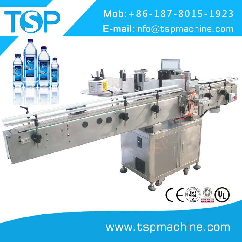 TSP-100R полностью автоматическая машина для прикрепления этикеток круглой бутылки
