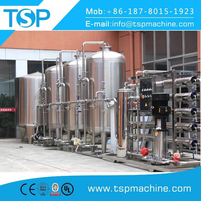 2T/H water treatment r.o. purification process system