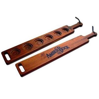 Amber Bock Beer Tasting Paddle With 6 Holes DY-TP8