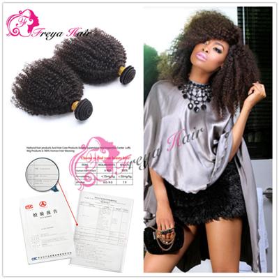 Afro Curly Hair Extension African Hairstyles Virgin Malaysian Human Hair Weaves