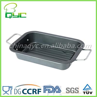 Non-Stick Carbon Steel Rectangular Oven Tray For Roasting And Baking