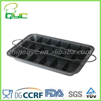Non-Stick Carbon Steel Slice Solutions Brownie Pan