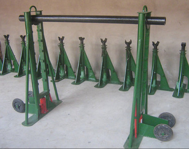 hydraulic adjustable cable stand