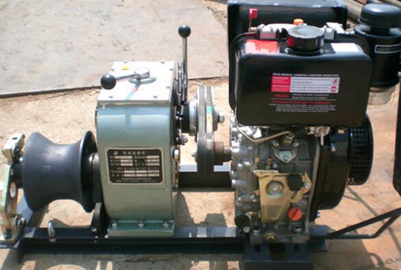 cable winch shaft drive transission