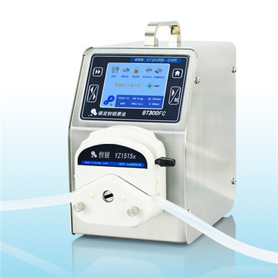 Precision Bottle Filling Peristaltic Pump Filler With Calibration Function BT300FC 0.007-1140 Ml/min