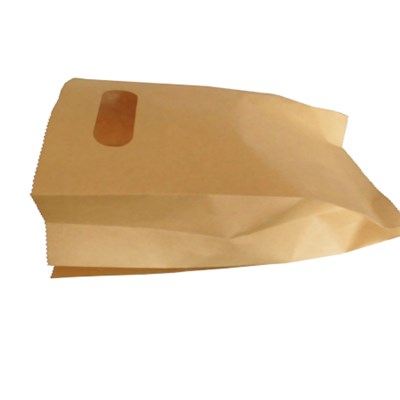 Customizable Brown Kraft Sharp Bottom Hot Food Snack Bread Takeout Paper Bags
