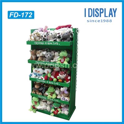 Eco-friendly Cardboard Material Custom Print Toy Display Cabinet For Retail