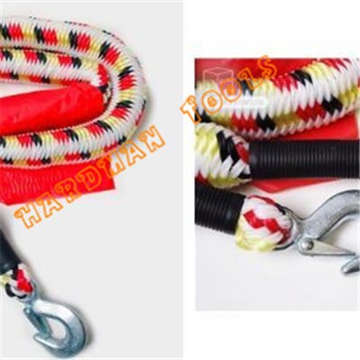 Low price promotional car tow rope with strong hooks 
