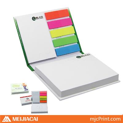 Hardcover Sticky Note With Some Small Pieces Paper Block