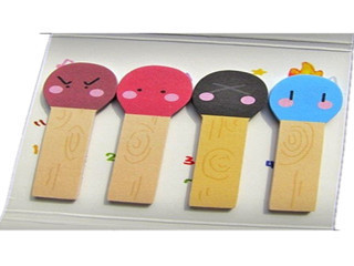Mini Carton Color Printed Paper Sticky Notepad