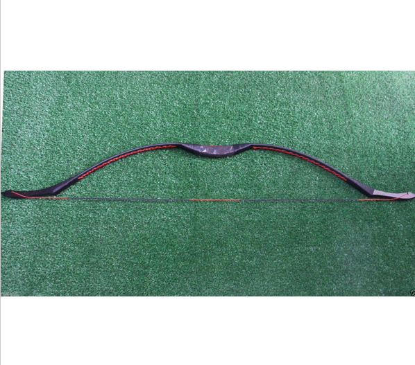 35LB Black Handmade Sheep Leather Recurve Bow For Archery Shooting Ancient Bows