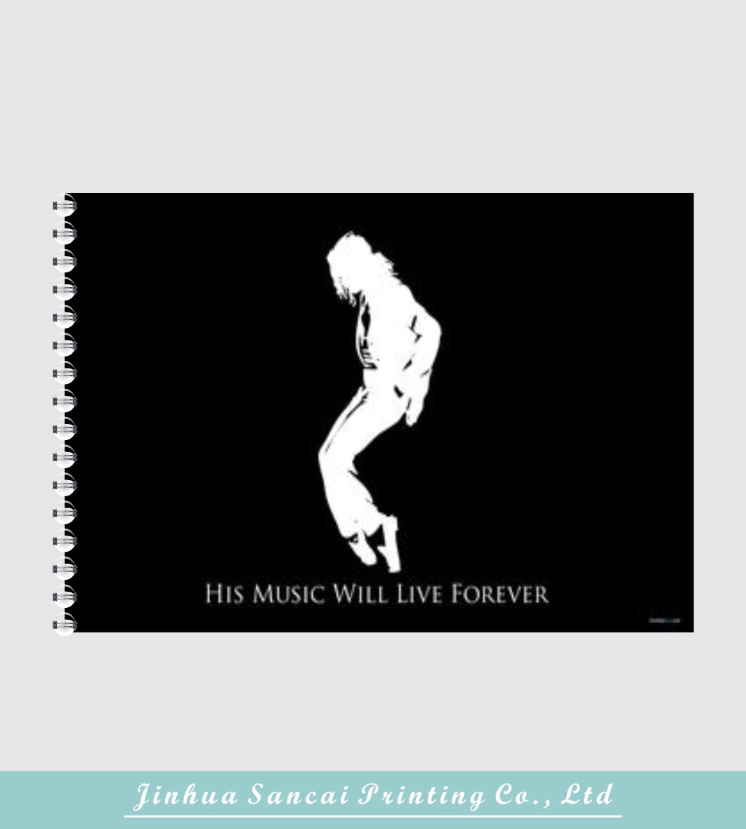 printed Michael Jackson cartoon book