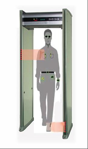 JH-5B (LCD) Walk Through Metal Detector (18 zone)