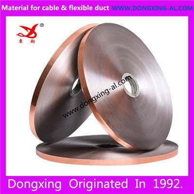 Copper strip or foil is suitable for cable as wrapping and shielding material 