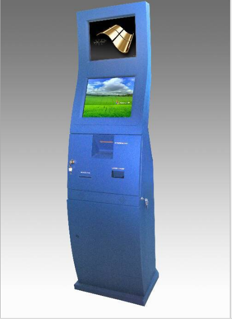 self service payment kiosk with ATM ,bill,printing photo booth,card reader,ticket vending machine