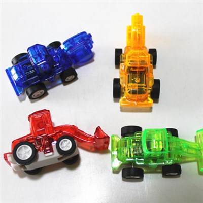 Pull Back Forklift Toy Car For Kids Capsule Toy