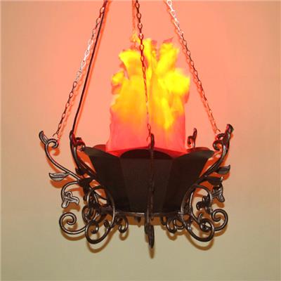 HOME AND PARTY DECORATION EUROPEAN ANTIQUE FLOWER STAND HANGING FLAME LIGHT