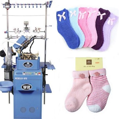 Single Cylinder Computerized Jacquard Socks Knitting Machine