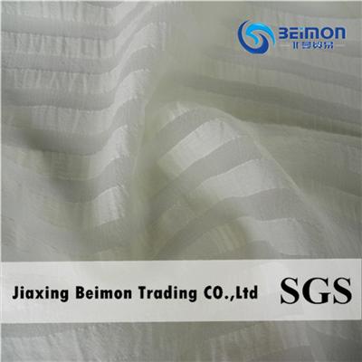 Popular Stripe Polyester Tulle Fabric