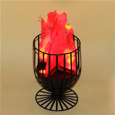 NIGHT BAR DECORATION ELECTRONIC LED TABLE FLAME EFFECT LIGHT IN WINE CUP SHAPE
