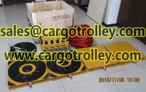 Air casters is one kind of material handling equipment