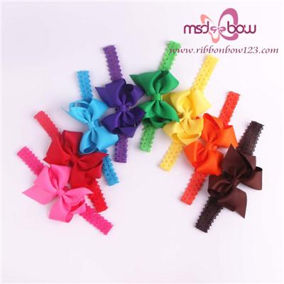Wholesale Hair Bows Grosgrain Ribbon Bow Baby Girl Hair Accessories