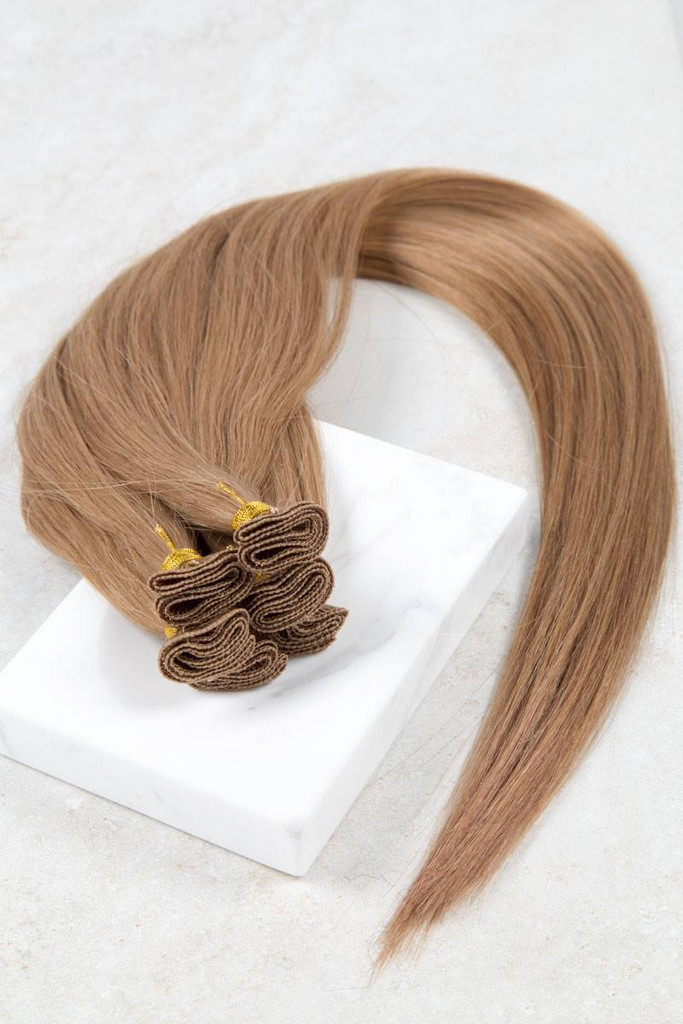 Indian Remy Double Drawn Hand-tied Weft Hair Weaving China supplier