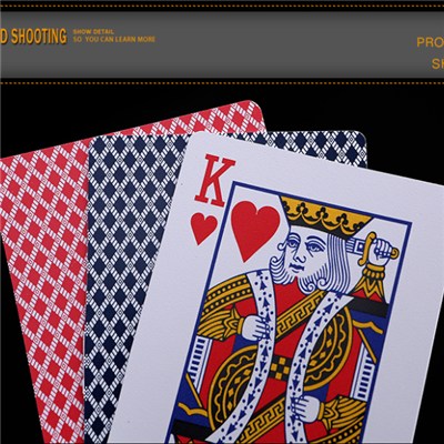 100% PLASTIC PLAYING CARDS