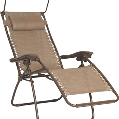 Outdoor Indoor Zero Gravity Chair With Canopy