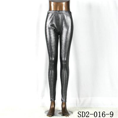 SD2-16-009 Fashion Knit Sliver Stripe Slim Leggings