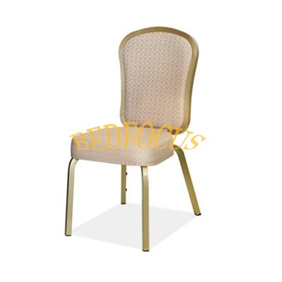 Stacking Golden Aluminium Banquet Chair BA-003