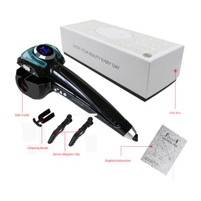 LCD Display Temperature Electric Automatic Steam Hair Curler