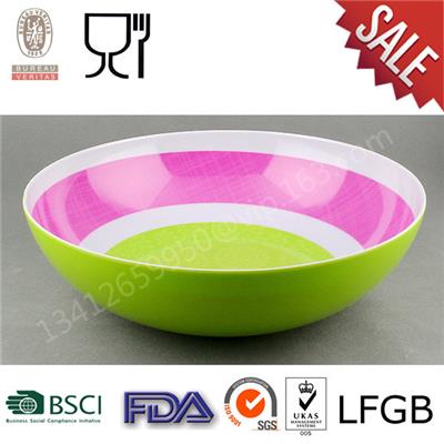 Color Melamine Salad Bowl