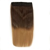China Volume Boost Quad weft Clip in Triple wefted one piece clip hair extensions supplier