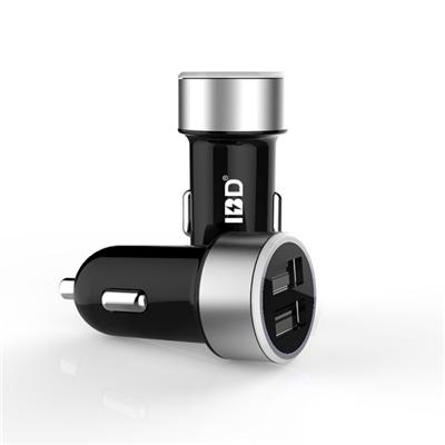 Factory direct sales micro  portable dual usb car charger 5 V 4.8 A for iphone 6
